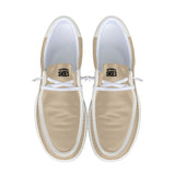 Mocha Brown Unisex Canvas Loafers