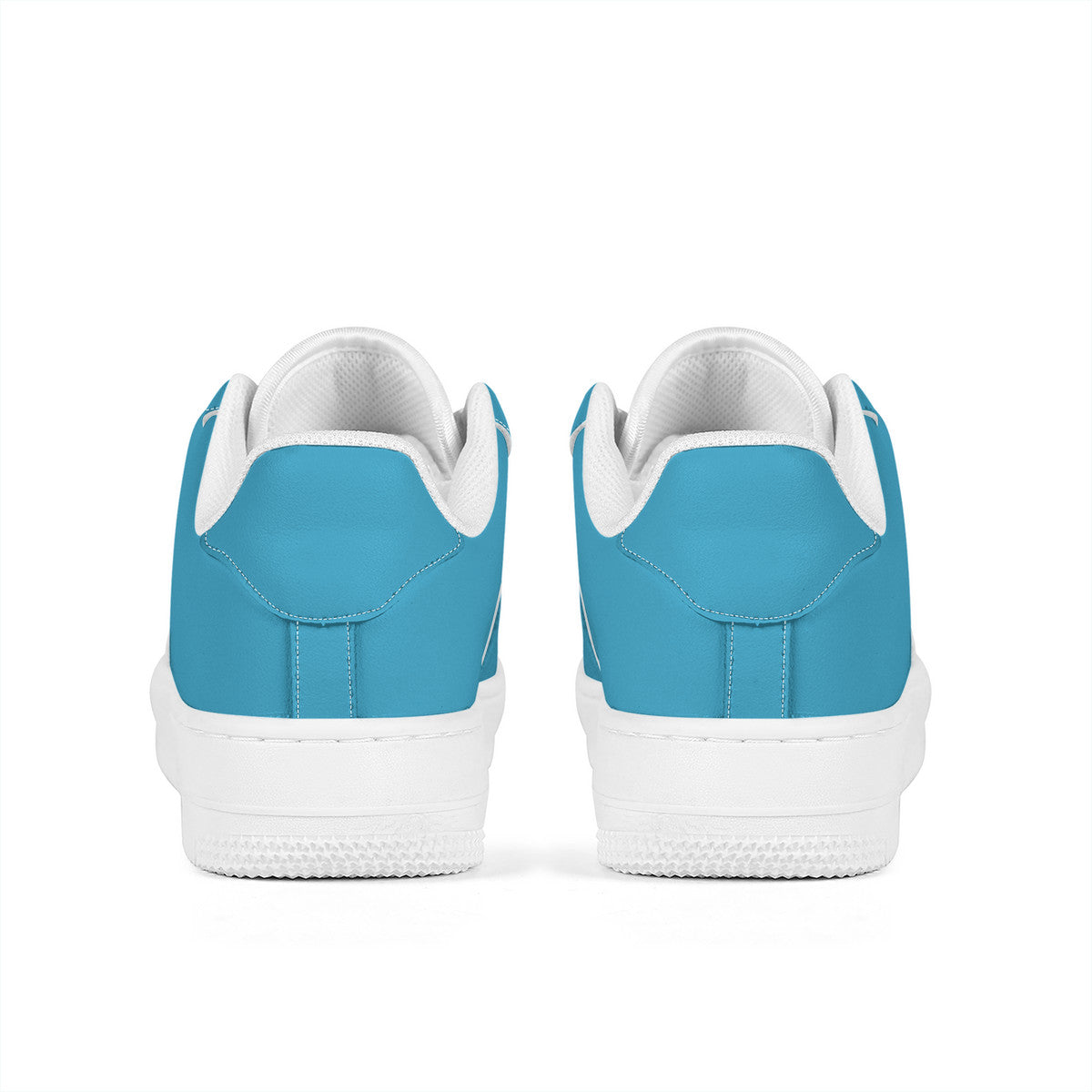 Sky Blue Unisex Microfiber Sneakers