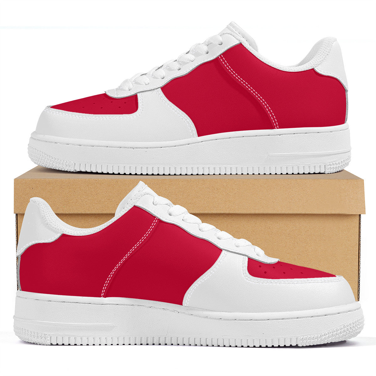 Red Low Top Unisex Sneaker