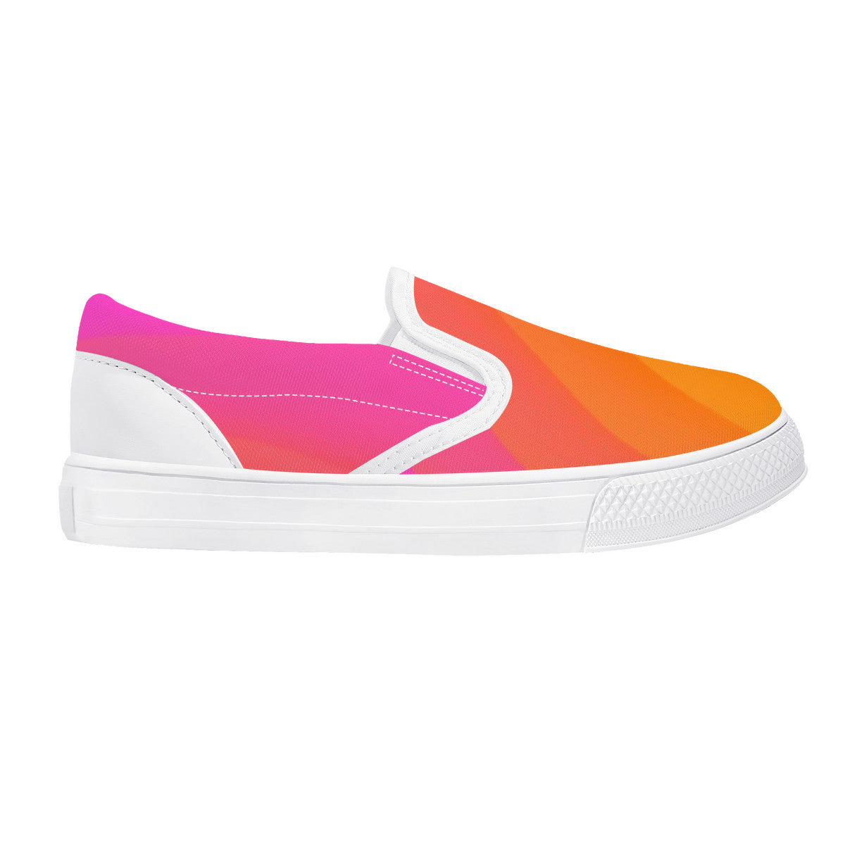 Orange and Pink Kids Slip-on shoes