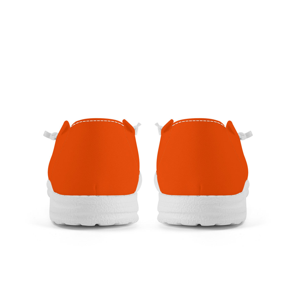 Orioles Orange Canvas Loafers Slip On