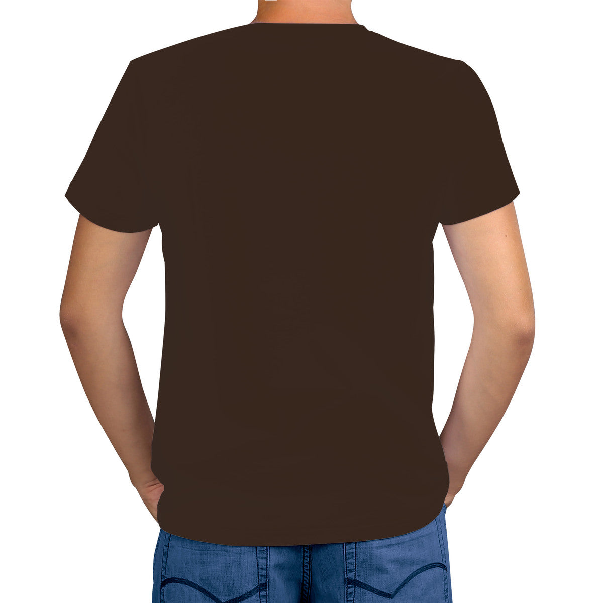 Brown Print  swag T-Shirt