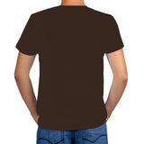 Brown Print  swag T-Shirt