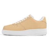 Tan Unisex Microfiber Sneakers