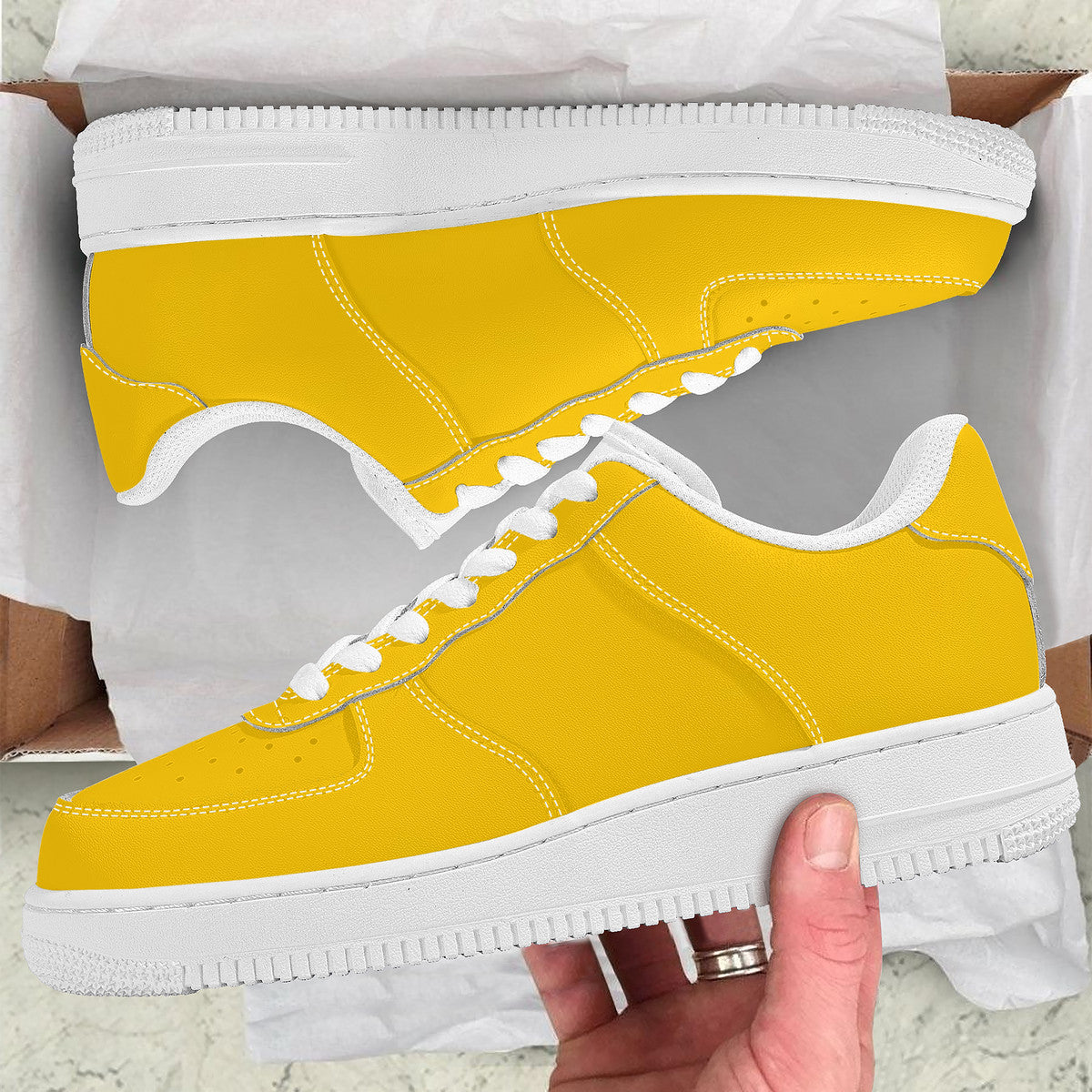Bannana Yellow Low Top Unisex Sneaker