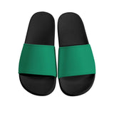Green Slide Sandals