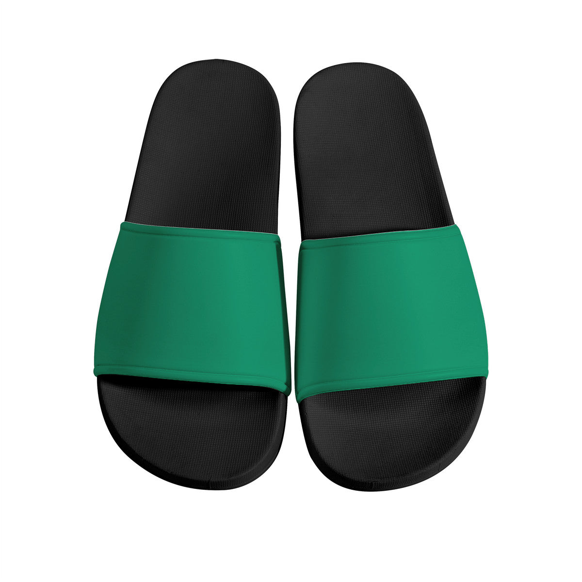 Green Slide Sandals