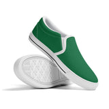 Green Unisex Slip-on Shoes