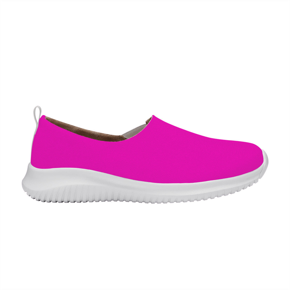 Women's Hot Pink Casual Slip On Shoe