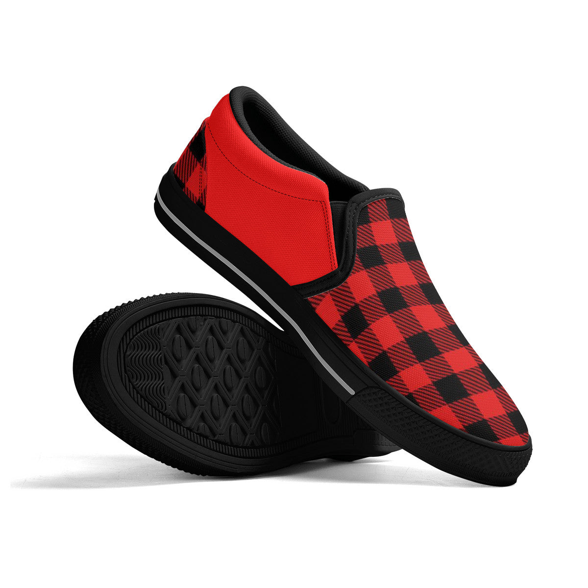 New Style Red Unisex Slip-on Shoes