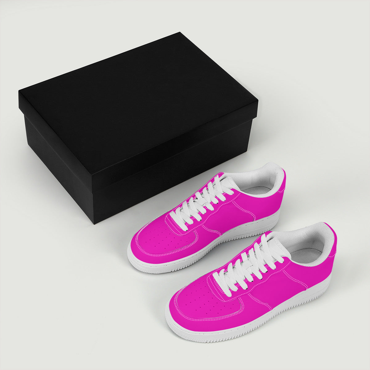 Hot Pink Low Top Unisex Sneaker