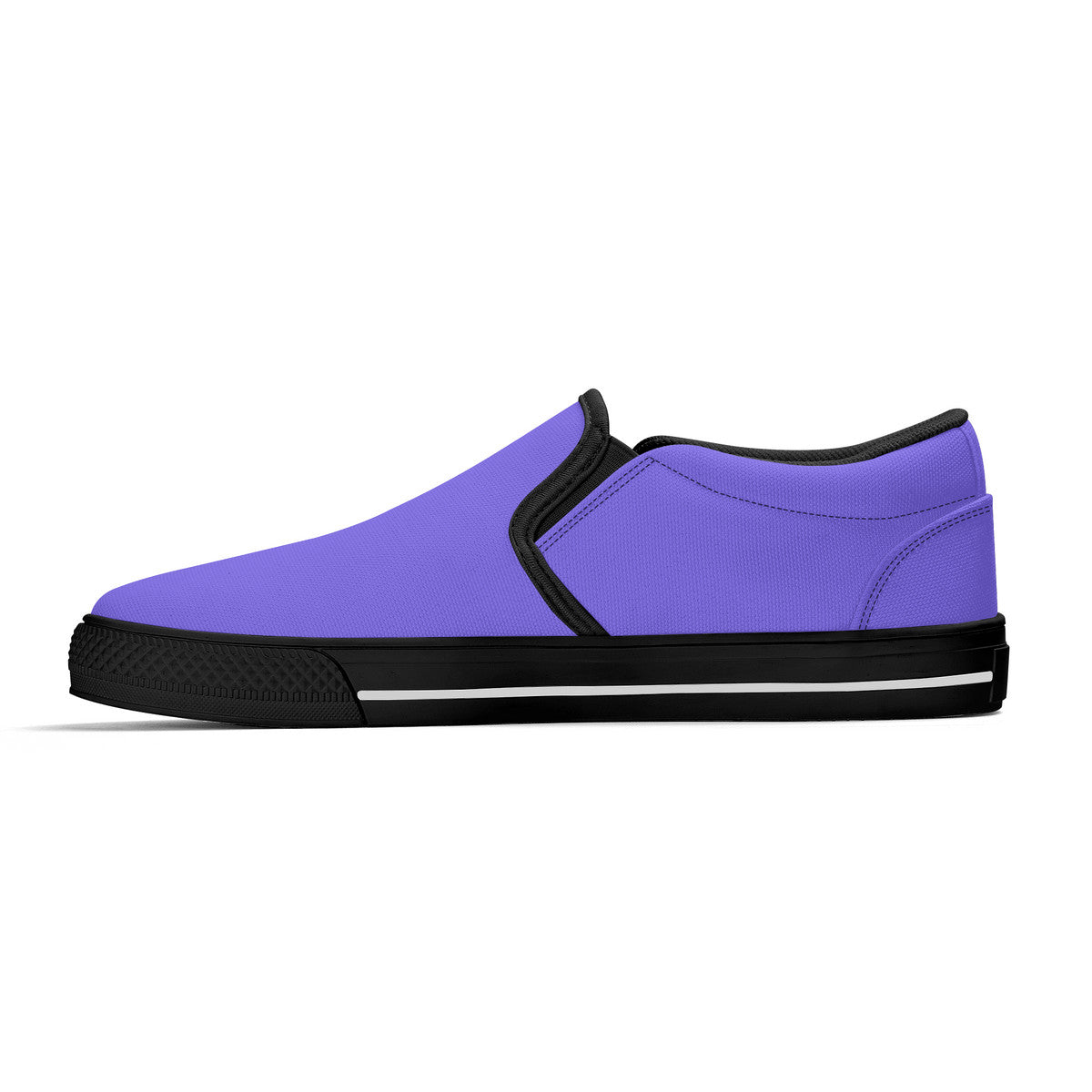 Purple Unisex Slip-on Shoes
