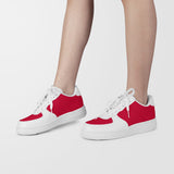 Red Low Top Unisex Sneaker