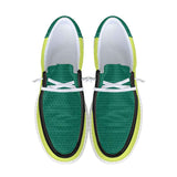 Neon Green Unisex Canvas Loafers