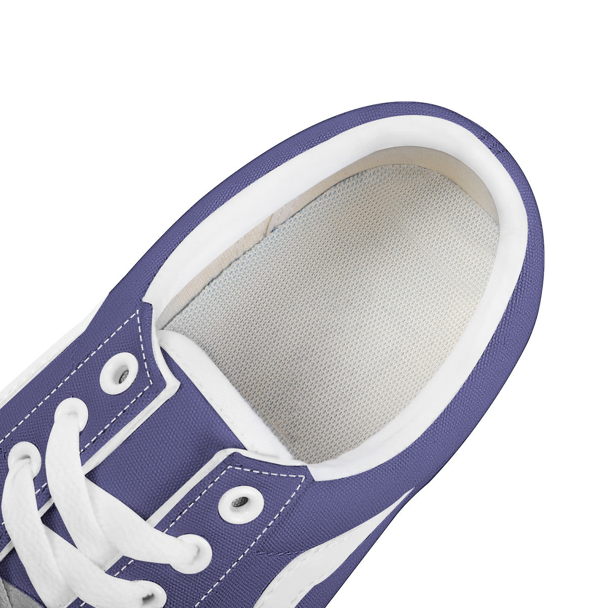 Lavender Purple Low Top Flat Sneaker