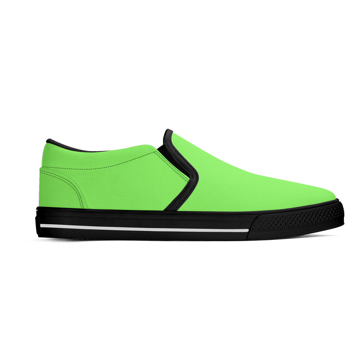 Neon Green Unisex Slip-on Shoes