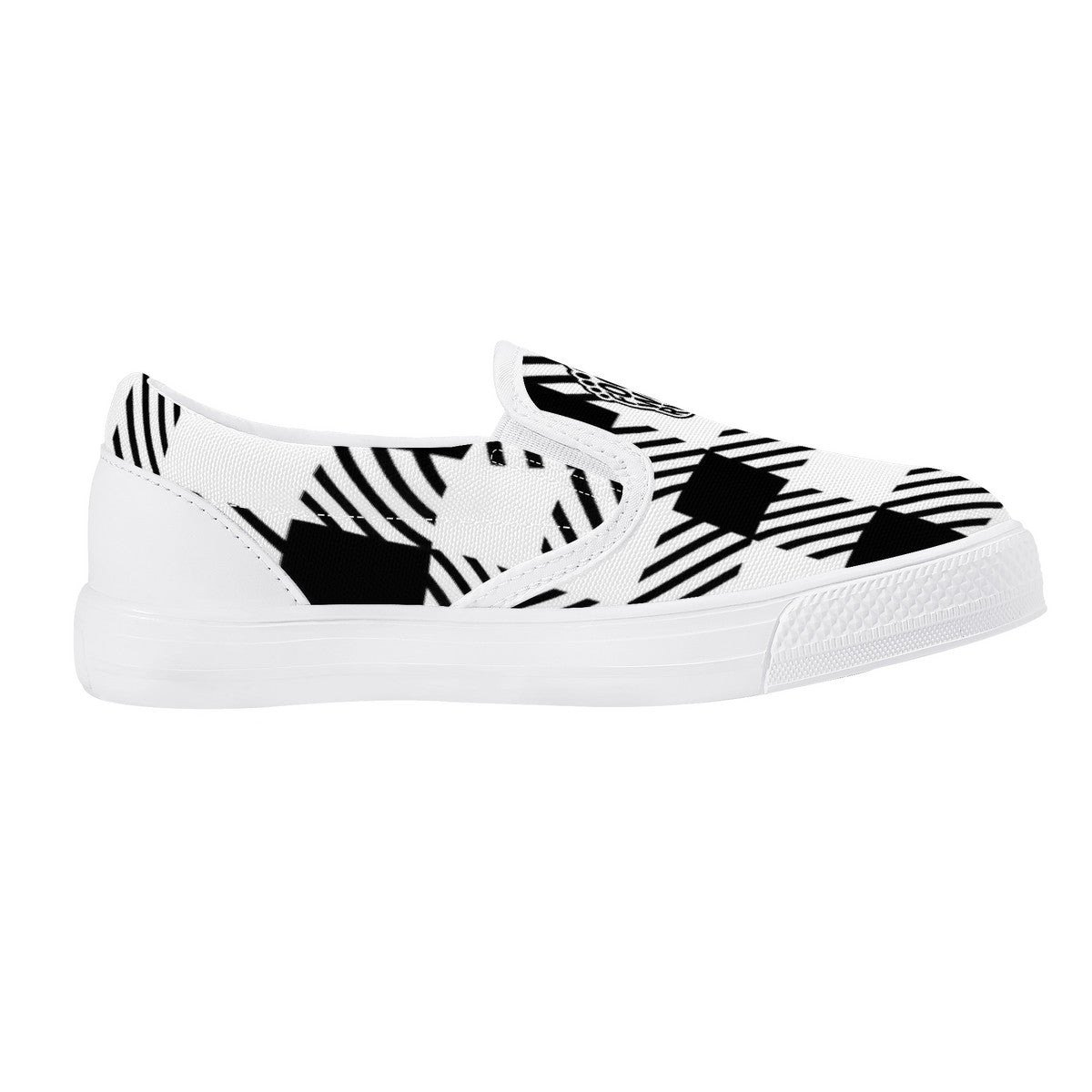 Kids Slip-on shoes - B&W Pattern