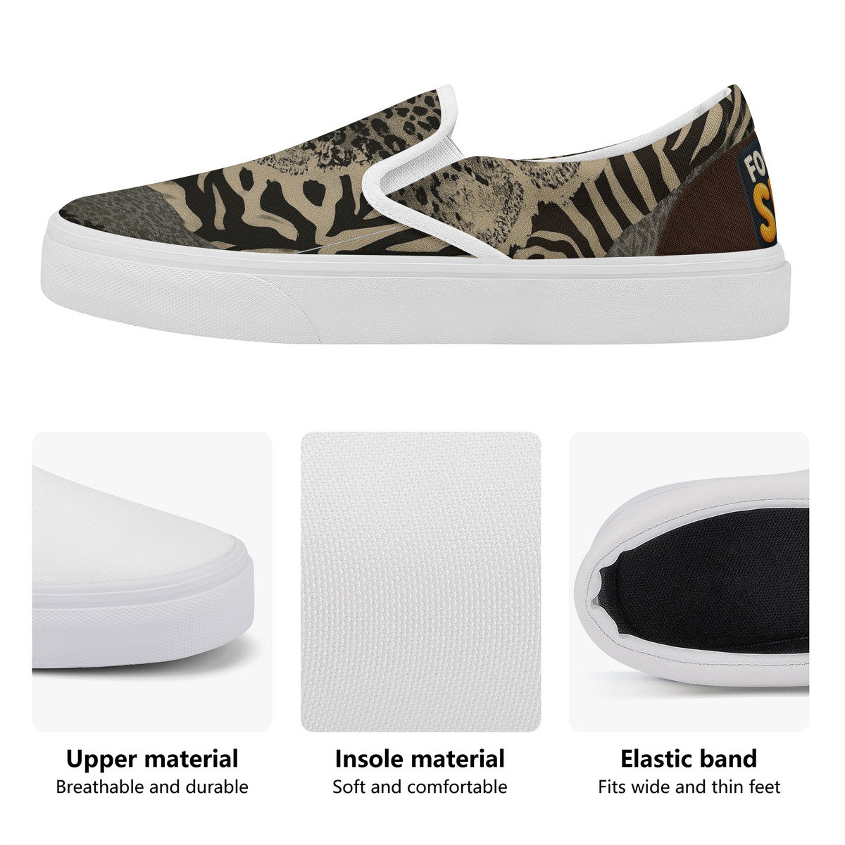 Welcome to the Jungle Slip On Shoes