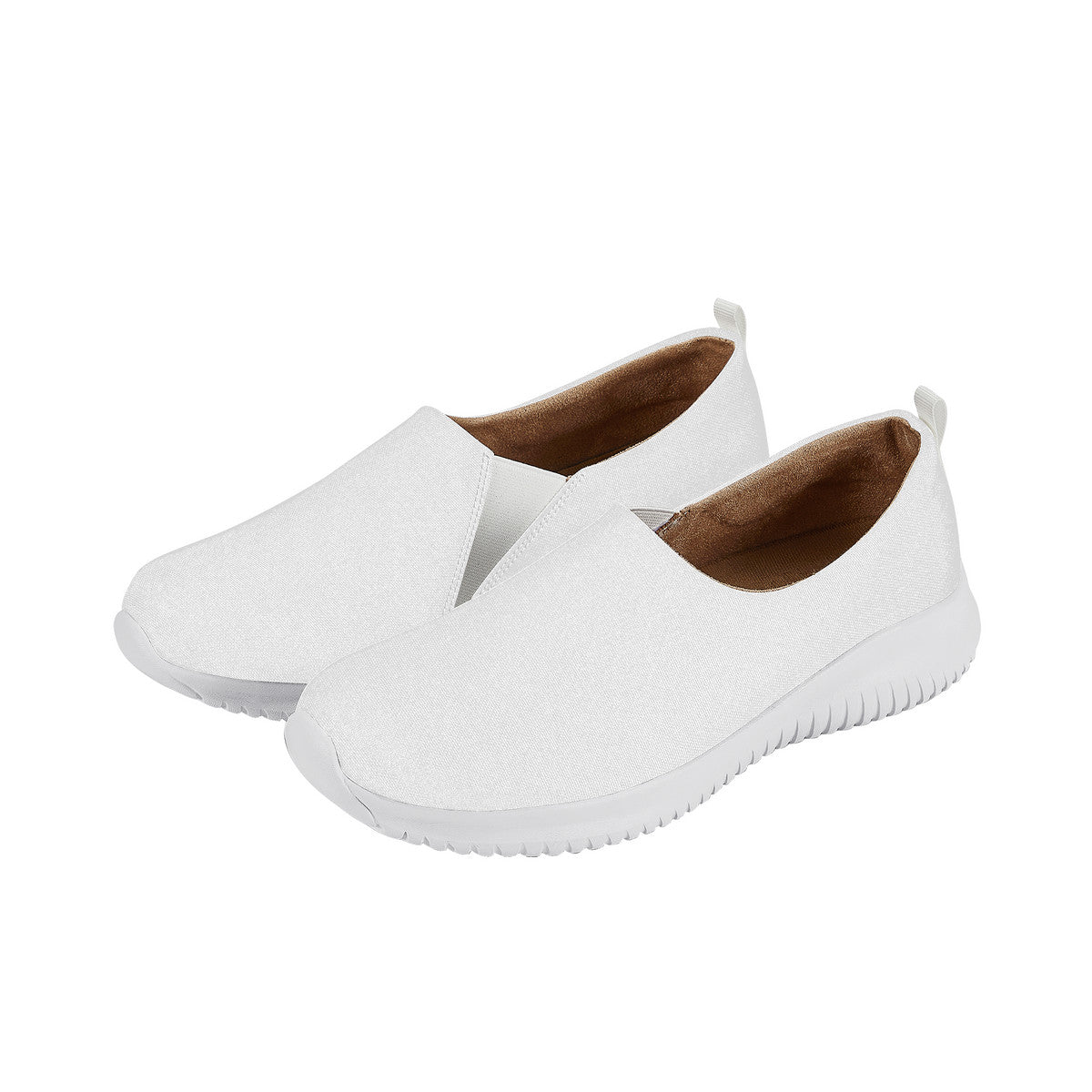 White Women's Casual Slip On Shoe