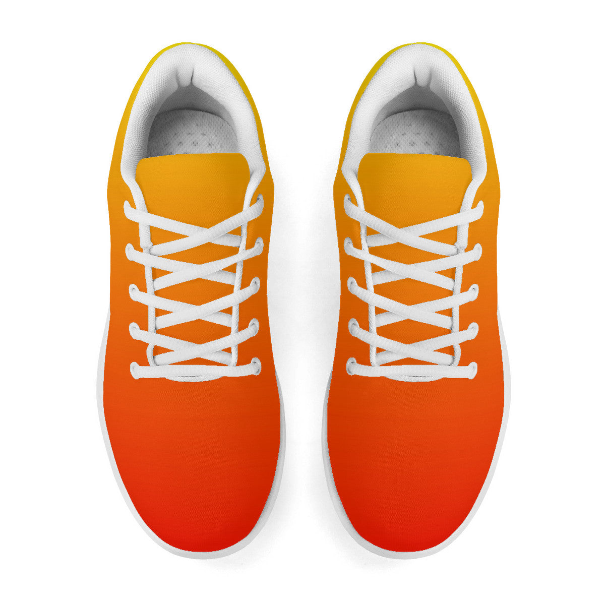 Unisex Orange Gradiant Athletic Running Shoes
