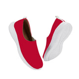 Trendy Red Women's Casual Slip On Shoe