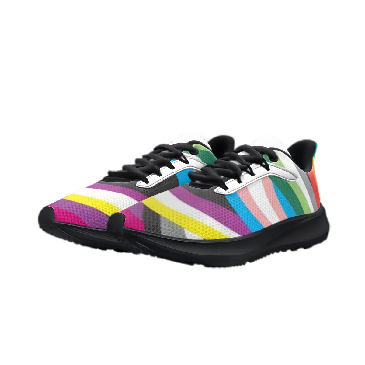 LGTBQ Unisex Lace Up Running Shoes