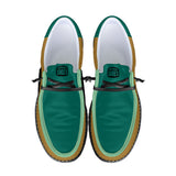 Unisex Green Liberty Canvas Loafers