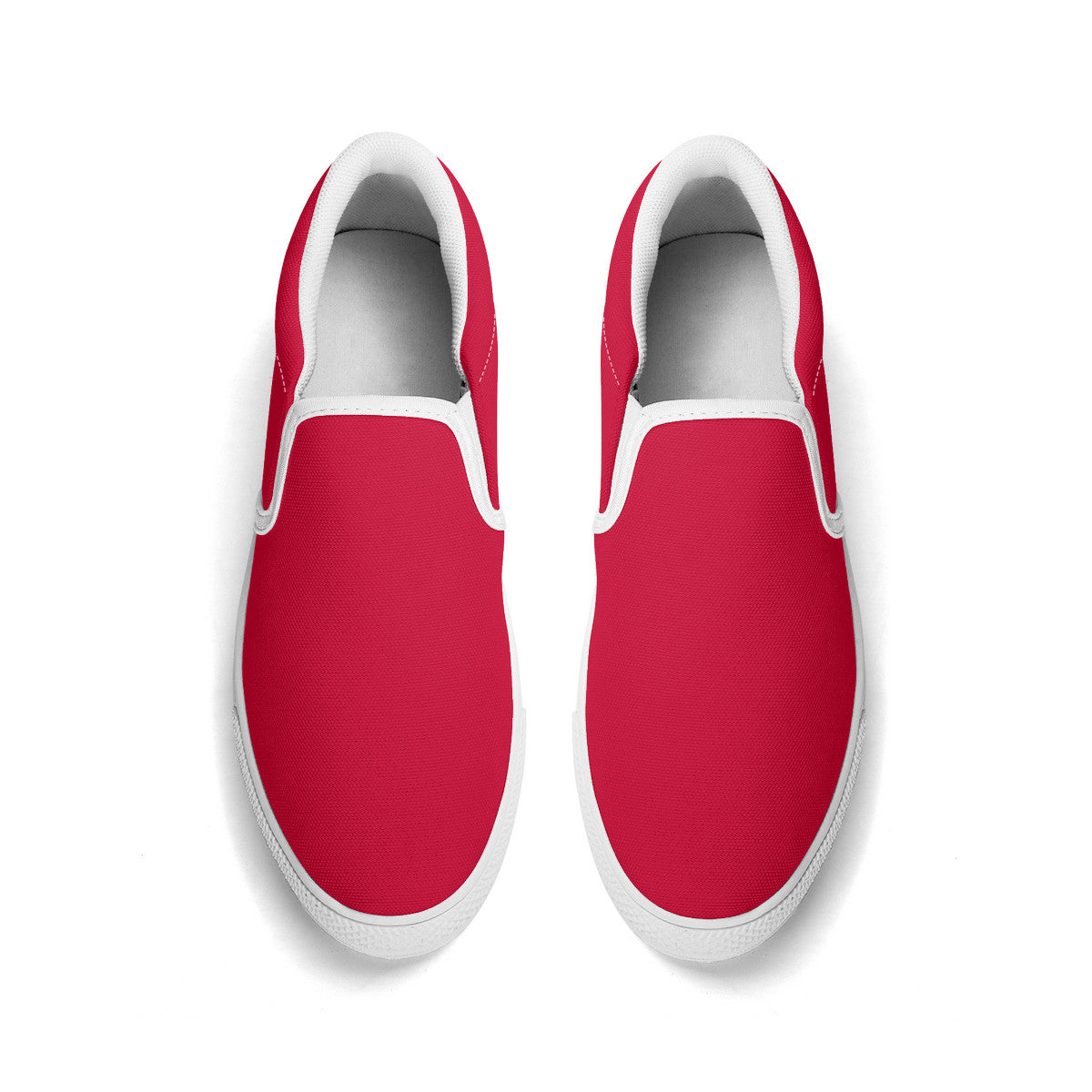 Trendy Red Unisex Slip-on Shoes