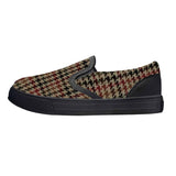 Kids Brown Pattern Slip-on shoes