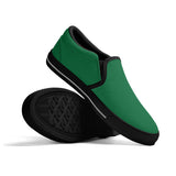 Green Unisex Slip-on Shoes