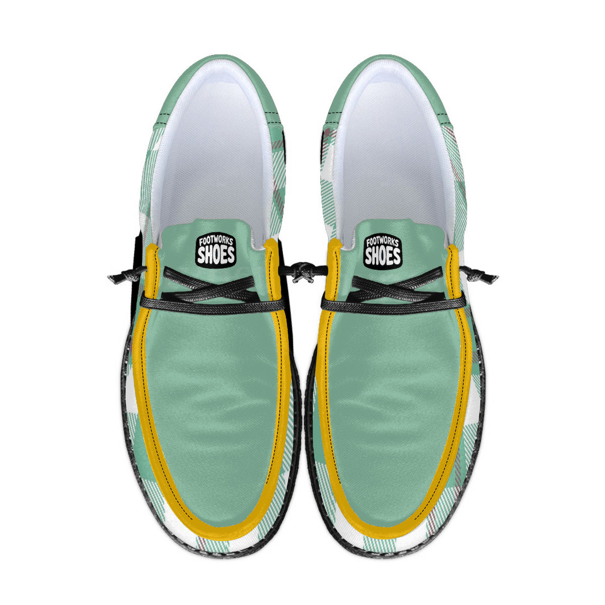 New York Fashion Week Unisex Green Canvas Loafers