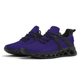 Ravens Purple Elastic Sport Sneakers
