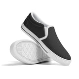 Black Unisex Slip-on Shoes