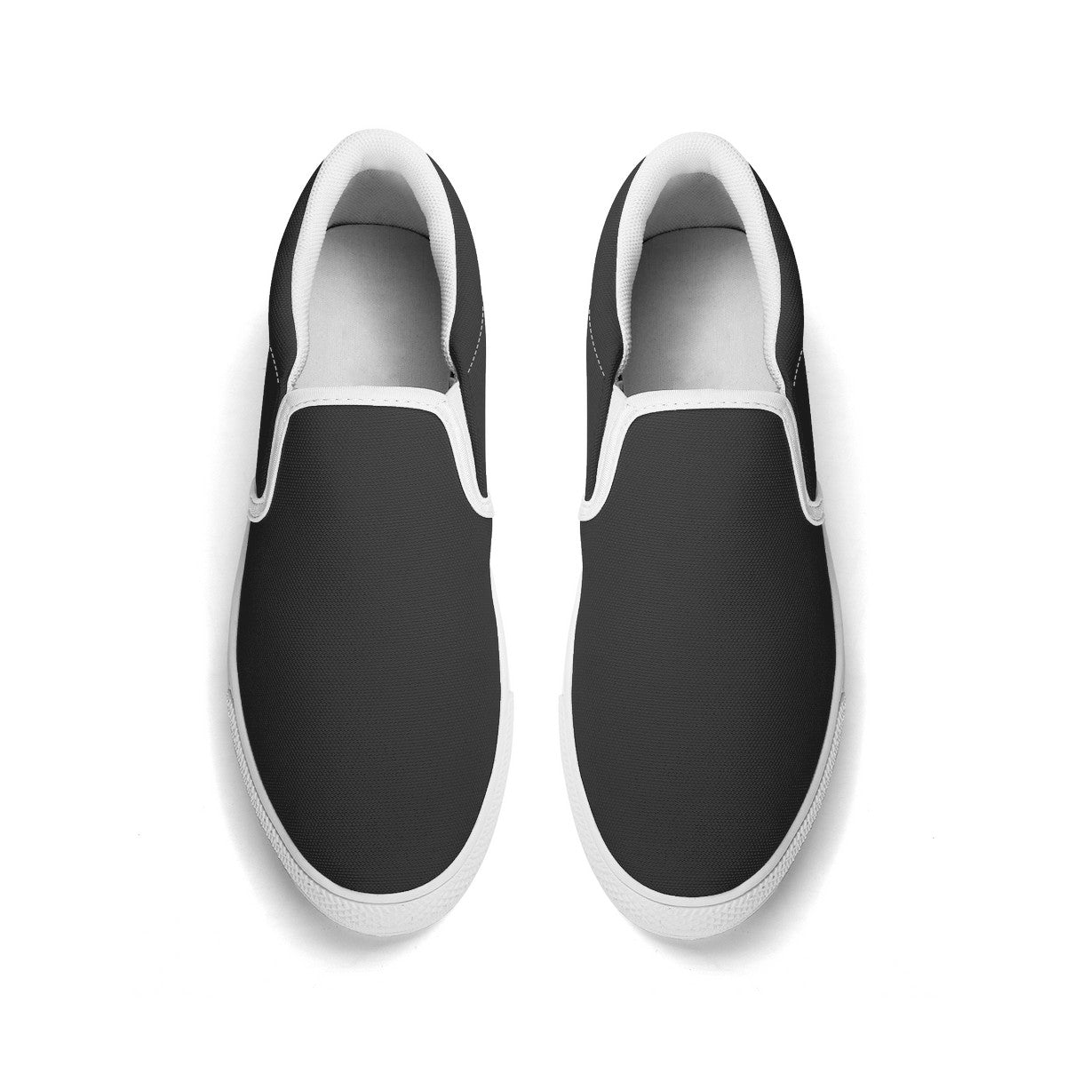 Black Unisex Slip-on Shoes