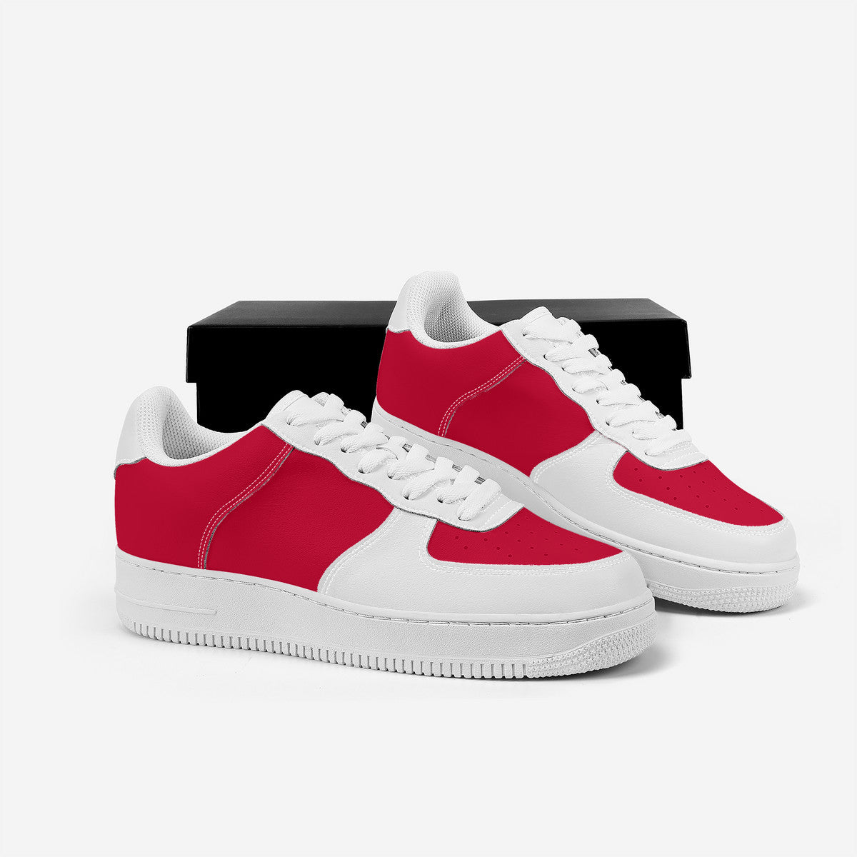 Red Low Top Unisex Sneaker