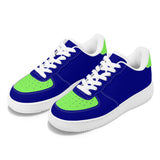 Royal Blue Unisex Microfiber Sneakers |
