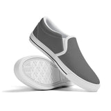 Puter Gray Unisex Slip-on Shoes