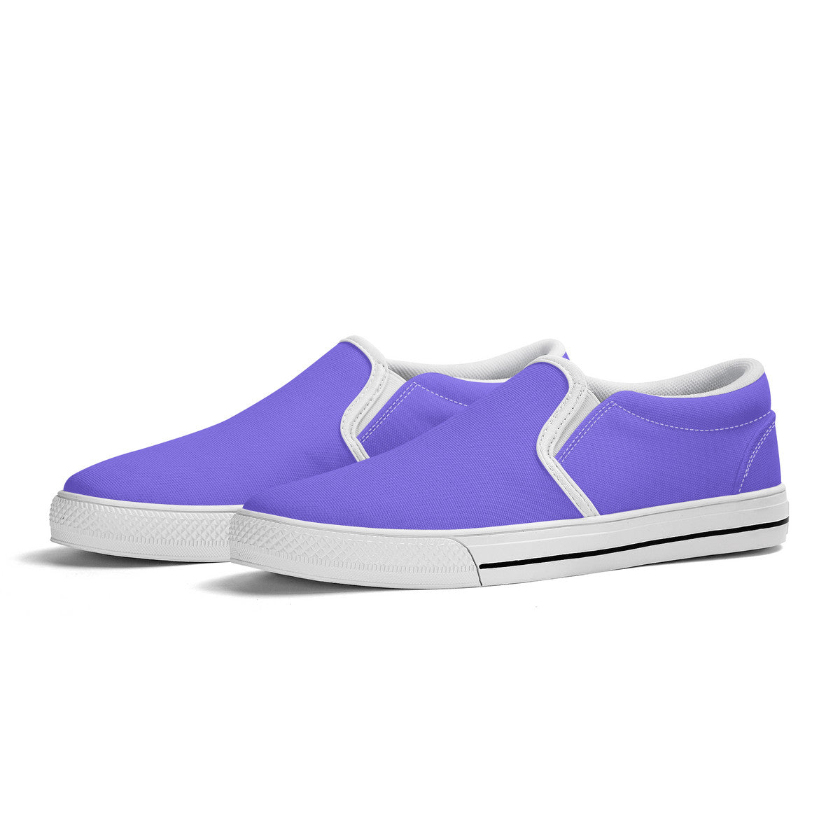 Purple Unisex Slip-on Shoes