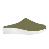 Olive Green Mesh Slipper
