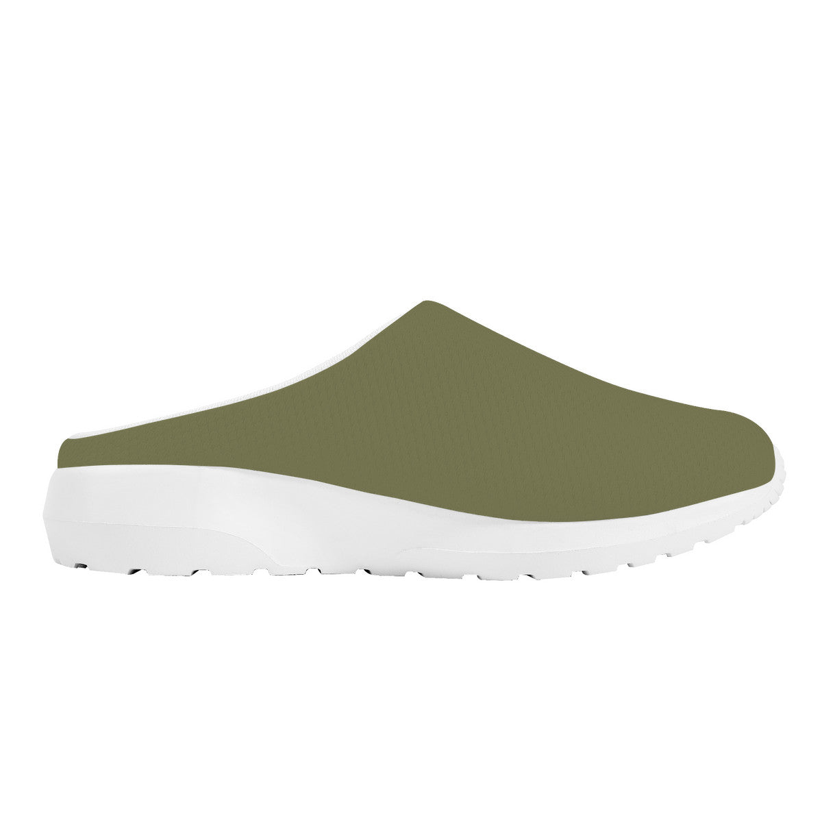 Olive Green Mesh Slipper