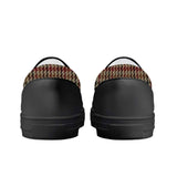 Kids Slip-on houndstooth pattern shoes