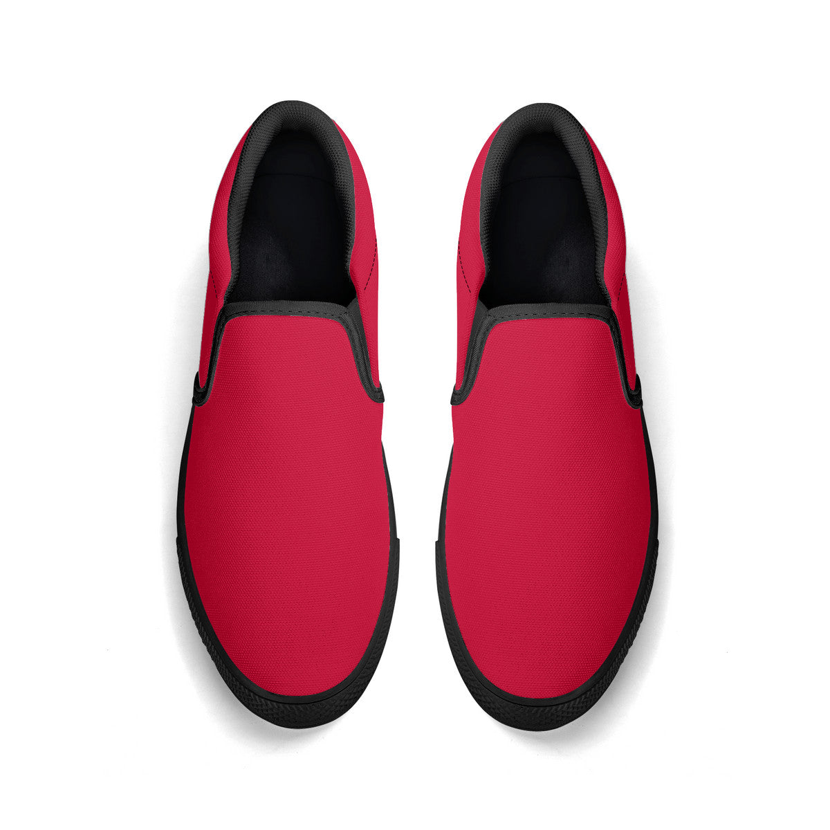 Trendy Red Unisex Slip-on Shoes