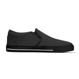 Black Unisex Slip-on Shoes