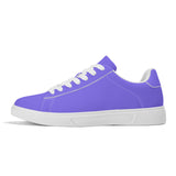 Purple Unisex Premium Synthetic Leather Sneakers