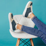 Smoky Blue Low Top Unisex Sneaker