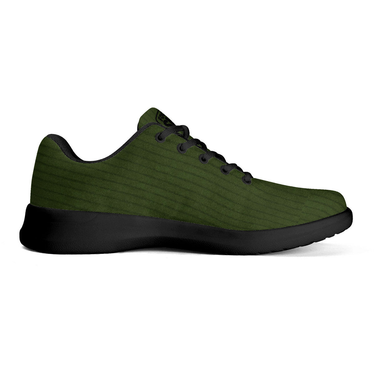 Green Corduroy Unisex Athletic Running Shoes