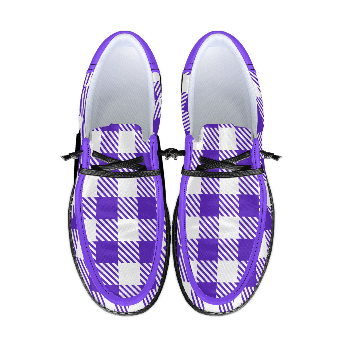 Purple Unisex Canvas Loafers