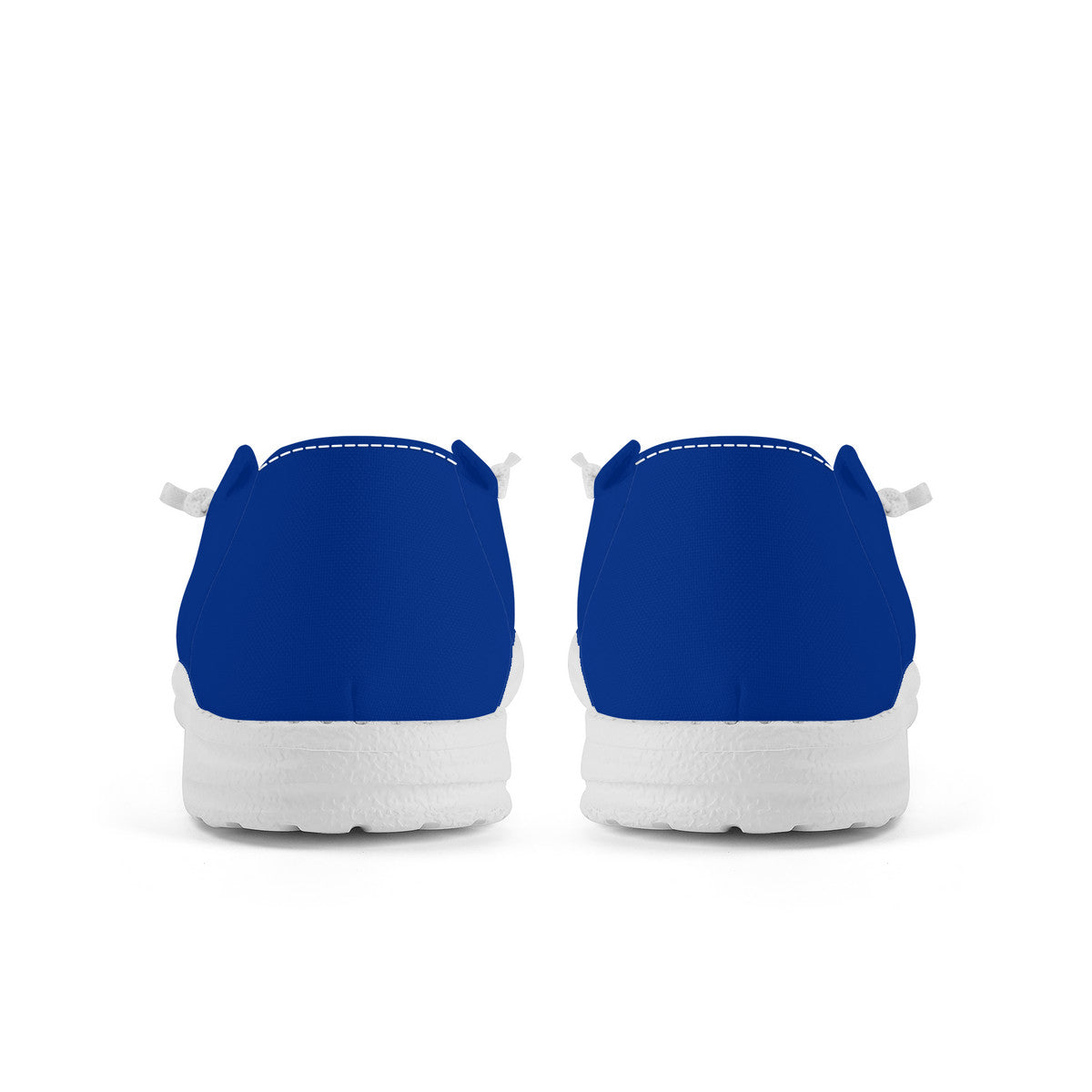 Navy Blue Canvas Loafers Slip On