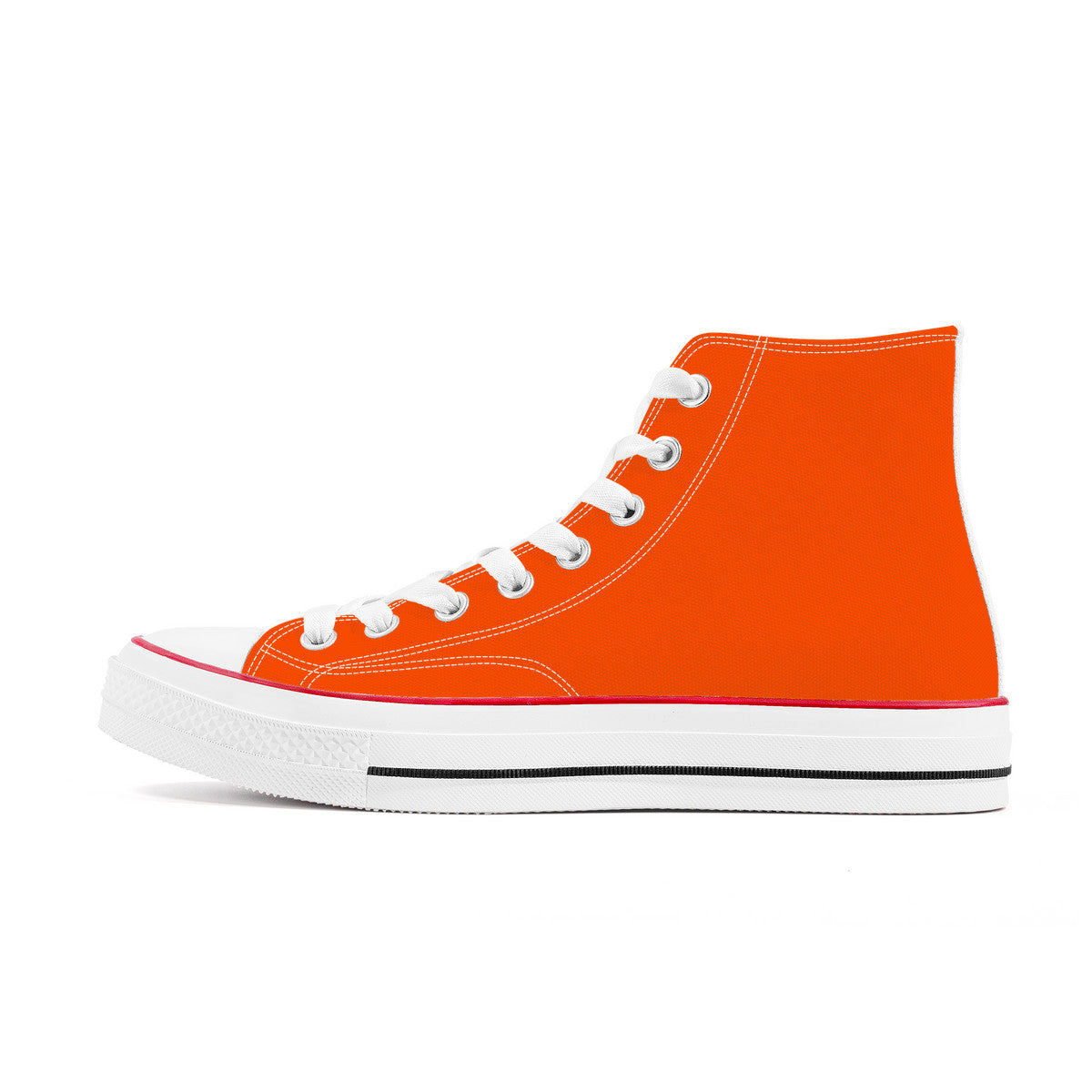 Orioles Orange High Top Canvas Shoes
