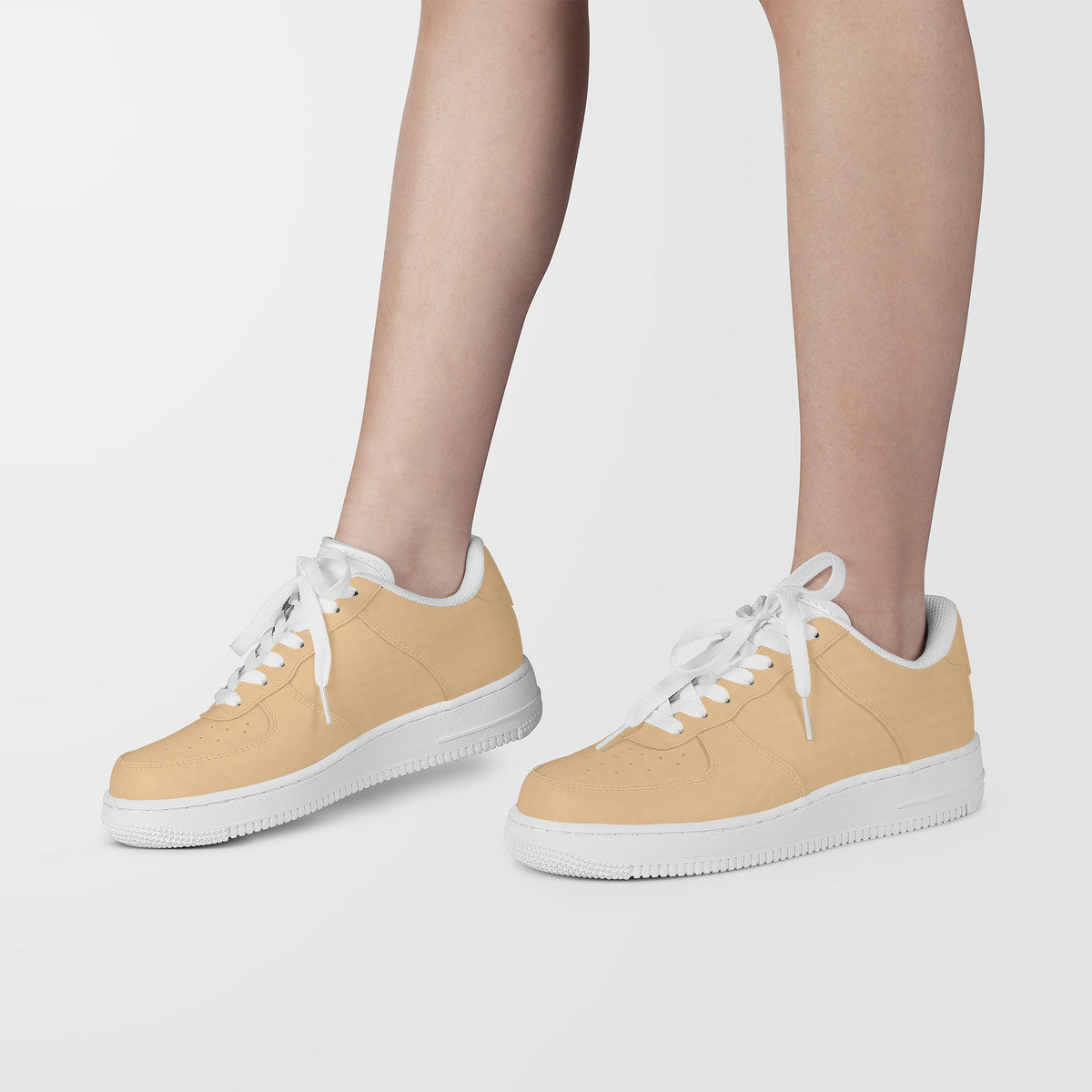Tan Low Top Unisex Sneaker